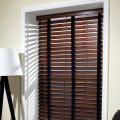 63mm Walnut Blind with 38mm Chocolate Tape